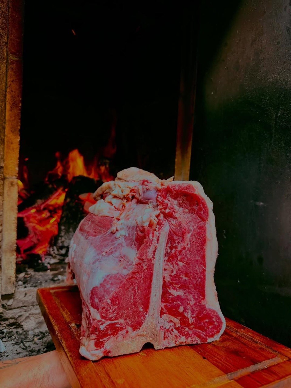 Bistecca argentina sulla parrilla