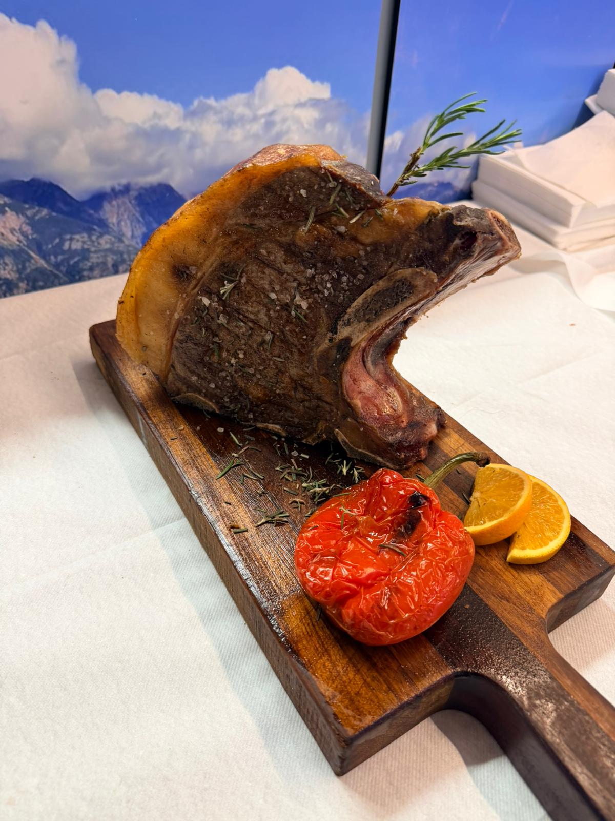 Piatto gourmet a base di carne italiana